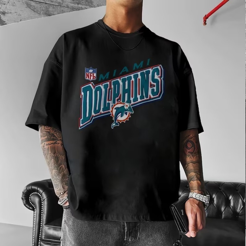 Vintage NFL Miami Football Crewneck University Game Day TShirt